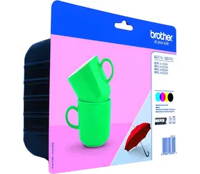 Brother LC-227XLVALBP / Inkoustová cartridge / Multipack Bk+CMY / Originál / XL / 1200 stran
