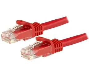 StarTech / Patch kabel CAT6 / 7,5 m / červená / RJ-45 / PoE