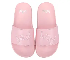 BAAGL Pantofle Logo Pink / vel. 33