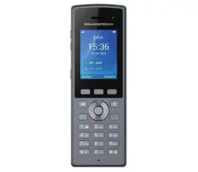Grandstream DP735 šedá / VoIP telefon DECT / 20 SIP účtů / IP67 / 2,4" TFT displej
