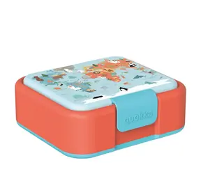 Quokka Dětský svačinový box mapy / Svačinový box / 1 l / plast