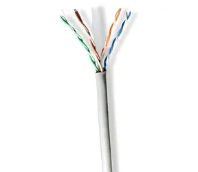 Nedis CAT6 šedá / Instalační kabel / U/UTP / 305 m / vnitřní / kulatý / PVC