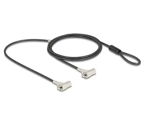 Navilock Dual Kensington / Bezpečnostní kabelový zámek pro notebook / Kensington slot / 1,8 m / 2 klíče