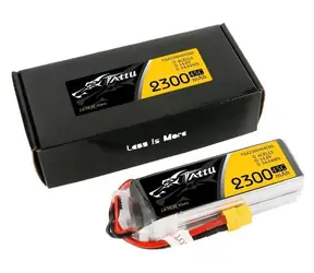 TATTU LiPo baterie 4S1P 2300mAh 14,8V XT60 / Akumulátor pro RC modely / 75C / JST-XHR balancér