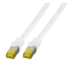 EFB Cat6a bílá / Patch kabel / S/FTP / Cat7 Rohkabel / 25 m / RJ-45 / LSZH