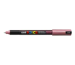 POSCA PC-1MR metalická červená / Popisovač / Akrylový / Kulatý hrot 0,7 mm / Rychleschnoucí