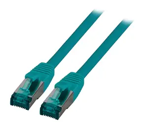EFB zelená / Patch kabel / Cat6A S/FTP / 2 m / RJ-45 / LSZH