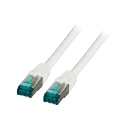 EFB Cat6A 0,15 m bílá / Patch kabel / S/FTP / LSZH / RJ-45