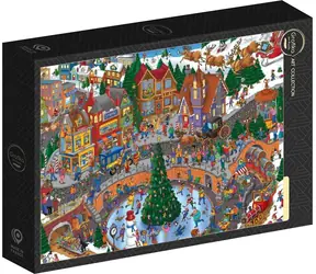 GRAFIKA Puzzle Vánoční zmatky / 500 dílků / 47,8 × 34,2 cm