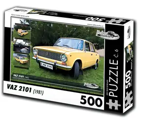 RETRO-AUTA Puzzle č. 6 VAZ 2101 (1981) / 500 dílků / 48 x 36 cm