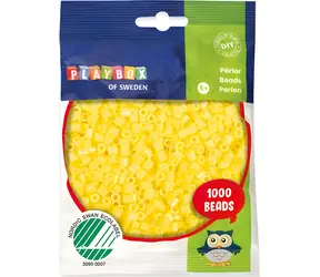 PLAYBOX Zažehlovací korálky žluté / 1000 ks