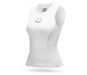 Rockbros YDBX001 bílá / Dámský cyklistický dres / bez rukávů / rychleschnoucí / velikost XL/XXL