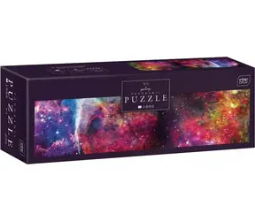 INTERDRUK Panoramatické puzzle Galaxy: Vesmír / 1000 dílků / 96x32 cm