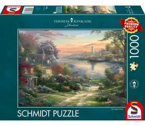 SCHMIDT Puzzle Přístav Nová Anglie / 1000 dílků / 69,3 × 49,3 cm