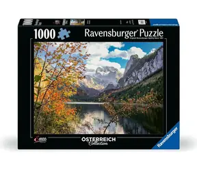 RAVENSBURGER Puzzle Jezero Gosausee, Rakousko / 1000 dílků / 70 x 50 cm