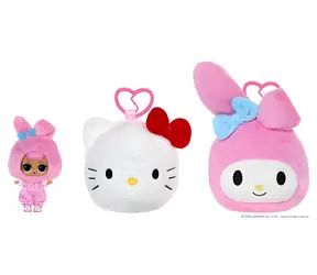 MGA L.O.L. Surprise! Loves Hello Kitty Plyšák / Oboustranný / S překvapením / od 4 let
