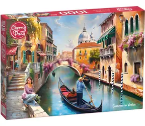 CHERRY PAZZI Puzzle Léto v Benátkách / 1000 dílků / 70 x 50 cm