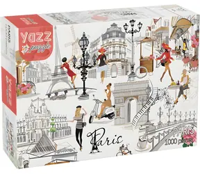 YAZZ Puzzle Paříž / 1000 dílků / 68 x 48 cm