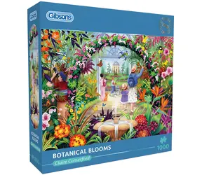GIBSONS Puzzle Květiny v botanické zahradě / 1000 dílků / 68 x 49 cm