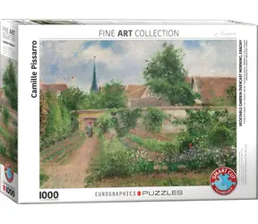 EUROGRAPHICS Puzzle Zeleninová zahrada v Eragny / 1000 dílků / 67,6 × 48,9 cm