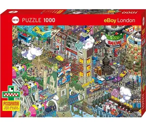 HEYE Puzzle Pixorama: Londýnské pátrání / 1000 dílků / 70 x 50 cm