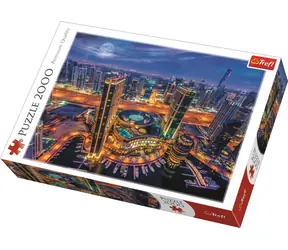 TREFL Puzzle Světla Dubaje / 2000 dílků / 96 × 68 cm / věk 16+
