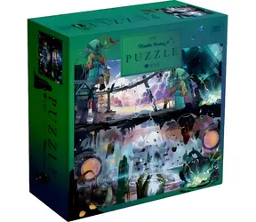 INTERDRUK Puzzle Mettalic Fantasy: Tajemné město / 500 dílků / 47 x 33 cm