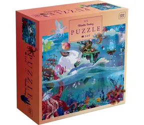 INTERDRUK Puzzle Mettalic Fantasy: Říše divů / 500 dílků / 47 × 33 cm