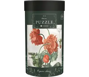 INTERDRUK Puzzle Botanic: Vlčí mák / 1000 dílků / rozměr 48 × 67 cm