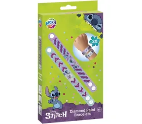 MOXY Diamantové malování Sada na výrobu náramků Stitch / 2 ks / od 6 let