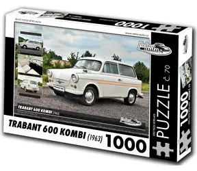RETRO-AUTA Puzzle č. 70 Trabant 600 Kombi (1963) / 1000 dílků / 66 x 47 cm