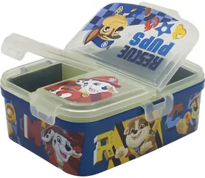 STOR XL Multi Box na svačinu Tlapková patrola / Box na svačinu / 3 přihrádky / bez BPA