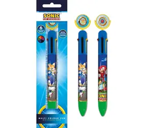 Pero Sonic / Pero / 6 barevných tuh / Klips / 17 cm