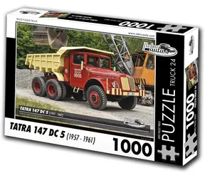 RETRO-AUTA Puzzle TRUCK č.24 Tatra 147 DC 5 (1957-1961) / 1000 dílků / 66 × 47 cm