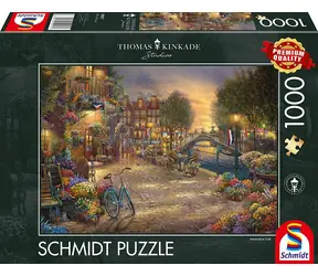 SCHMIDT Puzzle Amsterdam / 1000 dílků / 69,3 × 49,3 cm