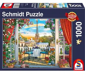 SCHMIDT Puzzle Terasa v Paříži / 1000 dílků / 69,3 × 49,3 cm