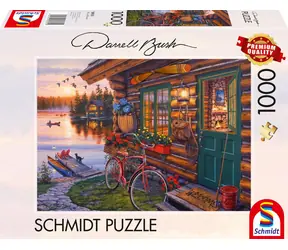 SCHMIDT Puzzle Chata u jezera / 1000 dílků / od 12 let