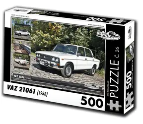 RETRO-AUTA Puzzle č. 26 VAZ 21061 (1986) / 500 dílků