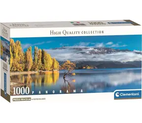 CLEMENTONI Panoramatické puzzle Zlaté odrazy jezera Wanaka / 1000 dílků / od 14 let