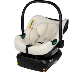 LIONELO Astrid Beige Cream / Autosedačka se základnou / i-Size 40-87 cm / 0-13 kg / ISOFIX