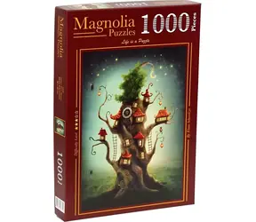MAGNOLIA Puzzle Magický dům na stromě / 1000 dílků / 48 x 68 cm