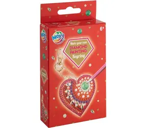 MOXY Diamantové malování Přívěsek Srdce / od 6 let
