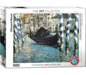 EUROGRAPHICS Puzzle Grand Canal v Benátkách / 1000 dílků / 67,6 × 48,9 cm