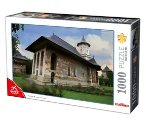 DEICO Puzzle Klášter Moldovi?a, Rumunsko / 1000 dílků / 68 x 47 cm