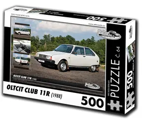 RETRO-AUTA Puzzle č. 64 Oltcit Club 11R (1988) / 500 dílků / 48 × 36 cm