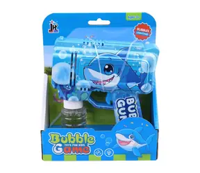 Bublifuk delfín 16 cm / Hračka na bubliny / plast / 3x AA (nejsou v balení)