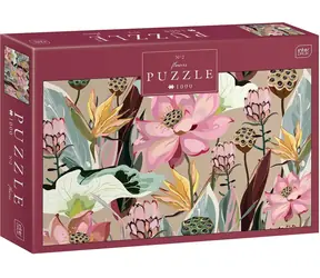 INTERDRUK Puzzle Flowers: Lotusy a Protey / 1000 dílků / 67x48 cm