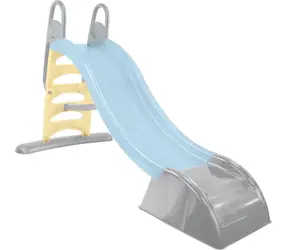 MOCHTOYS Skluzavka 180cm pastelová modrá / UV filtr / napojení na hadici / protiskluzové schůdky / 180×84×110 cm