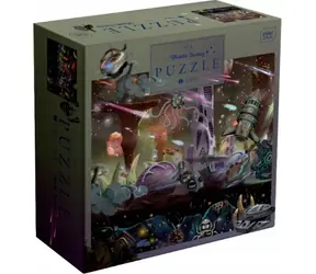 INTERDRUK Puzzle Mettalic Fantasy: Výprava do vesmíru / 500 dílků / rozměr 47 × 33 cm