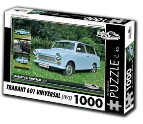 RETRO-AUTA Puzzle č. 46 Trabant 601 Universal (1975) / 1000 dílků / 66 × 47 cm